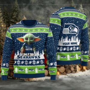 Seattle Seahawks Ugly Christmas Sweater BGSWT665 Seattle Seahawks Ugly Christmas Sweater BGSWT665
