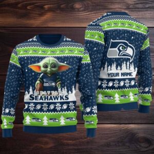 Seattle Seahawks Ugly Christmas Sweater BGSWT665