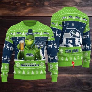 Seattle Seahawks Ugly Christmas Sweater BGSWT735