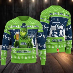 Seattle Seahawks Ugly Christmas Sweater BGSWT735