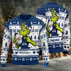 Seattle Seahawks Ugly Christmas Sweater BGSWT766 Seattle Seahawks Ugly Christmas Sweater BGSWT766