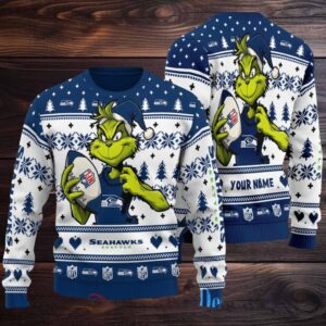 Seattle Seahawks Ugly Christmas Sweater BGSWT766