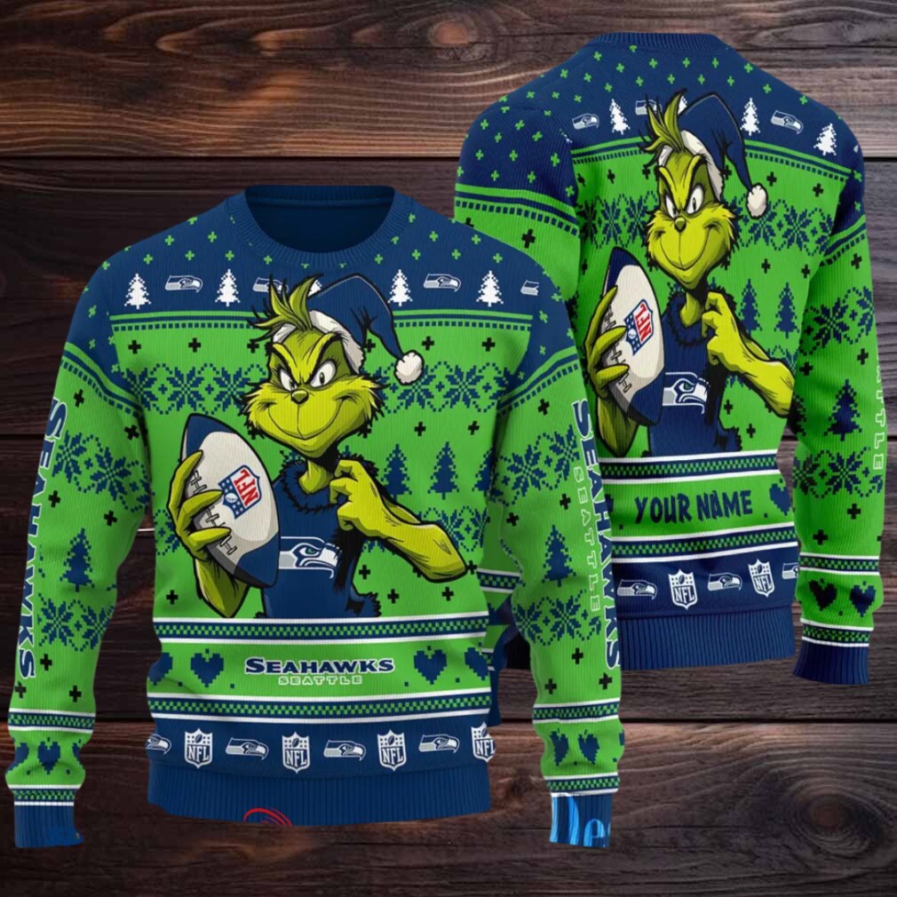 Seattle Seahawks Ugly Christmas Sweater BGSWT767 Seattle Seahawks Ugly Christmas Sweater BGSWT767