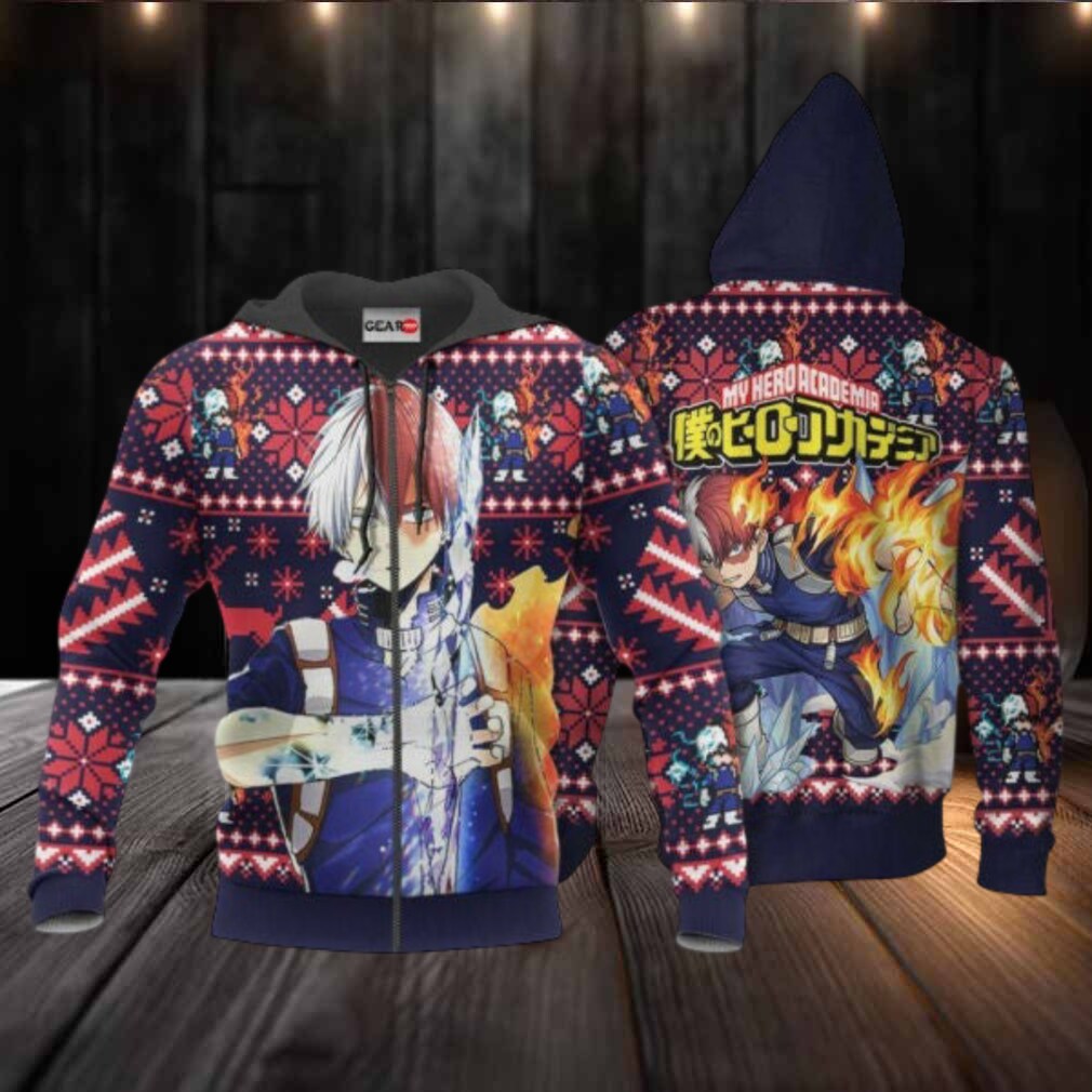 Shoto Todoroki Ugly Christmas Sweater Anime My Hero Academia Manga 2k48 Fan Gift Stylist Unisex Cartoon 3d Hoodie Shoto Todoroki Ugly Christmas Sweater Anime My Hero Academia Manga 2k48 Fan Gift Stylist Unisex Cartoon 3d Hoodie