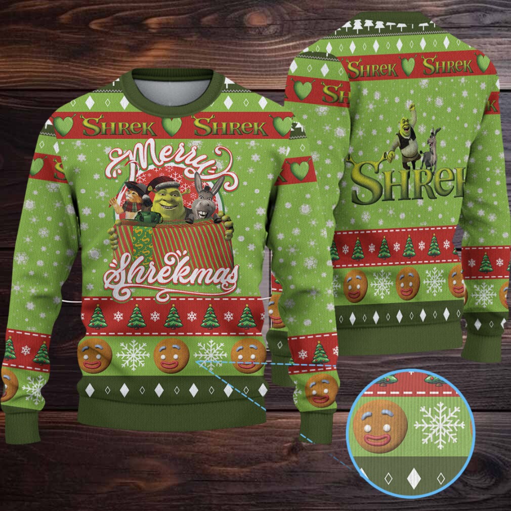 Shrek Merry Christmas Knitted Sweater Shrek Merry Christmas Knitted Sweater
