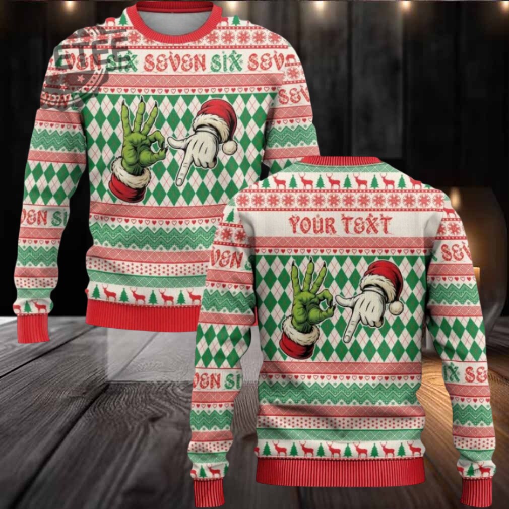 Six Seven Meme Personalized Ugly Christmas Sweater Men Women For Sale Six Seven Meme Personalized Ugly Christmas Sweater Men Women For Sale