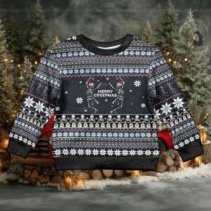 Skeleton Merry Creepmas Christmas Kid Ugly Christmas Sweater Xmas Holiday Patterns Skeleton Merry Creepmas Christmas Kid Ugly Christmas Sweater Xmas Holiday Patterns