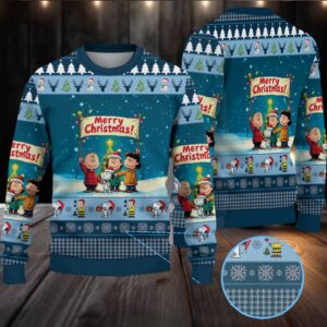 Snoopy And Friends Christmas Knitted Sweater