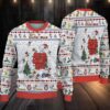 Star Wars Santa Darth Vader Open Sleigh Christmas Lights Christmas Knitted Sweater Star Wars Santa Darth Vader Open Sleigh Christmas Lights Christmas Knitted Sweater