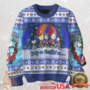 Snoopy & Charlie Brown Steal Your Face Ugly Sweater
