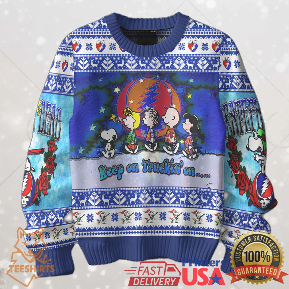 Snoopy & Charlie Brown Steal Your Face Ugly Sweater Snoopy & Charlie Brown Steal Your Face Ugly Sweater
