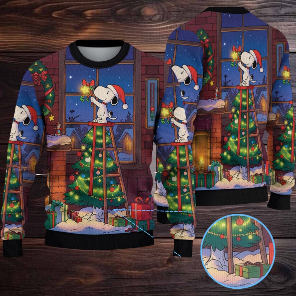 Snoopy Christmas Knitted Sweater Snoopy Christmas Knitted Sweater