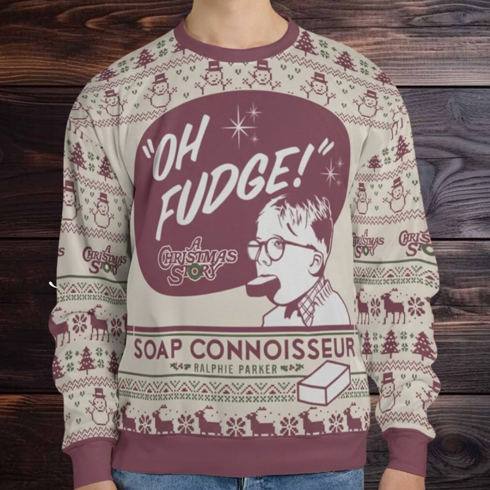 Soap Connoisseur A Christmas Story Ugly Christmas Sweatshirt Soap Connoisseur A Christmas Story Ugly Christmas Sweatshirt