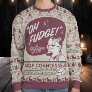 Soap Connoisseur A Christmas Story Ugly Christmas Sweatshirt