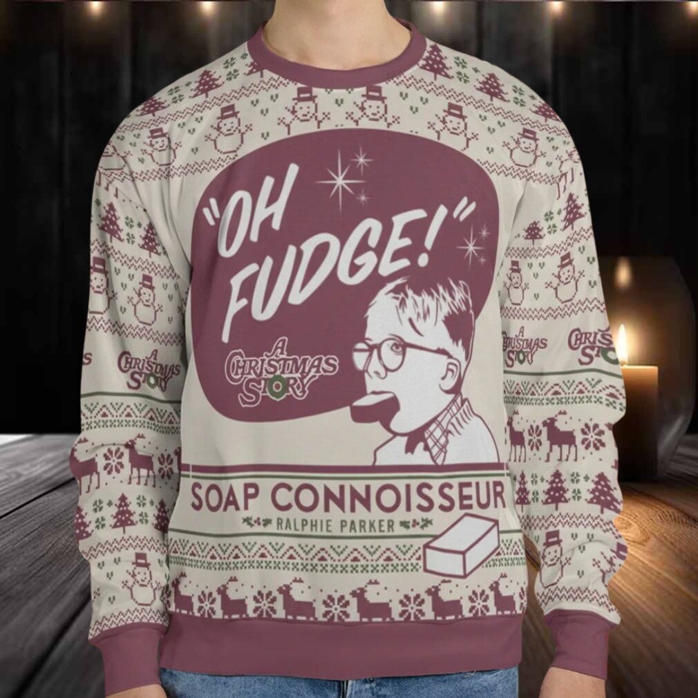 Soap Connoisseur A Christmas Story Ugly Christmas Sweatshirt Soap Connoisseur A Christmas Story Ugly Christmas Sweatshirt