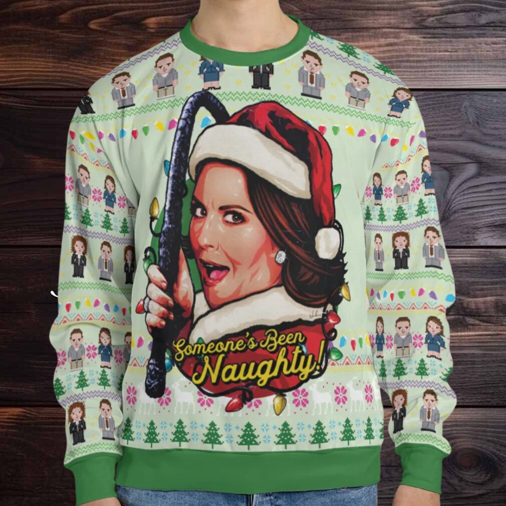 Someone’s Been Naughty! Ugly Christmas Sweatshirt Someone’s Been Naughty! Ugly Christmas Sweatshirt