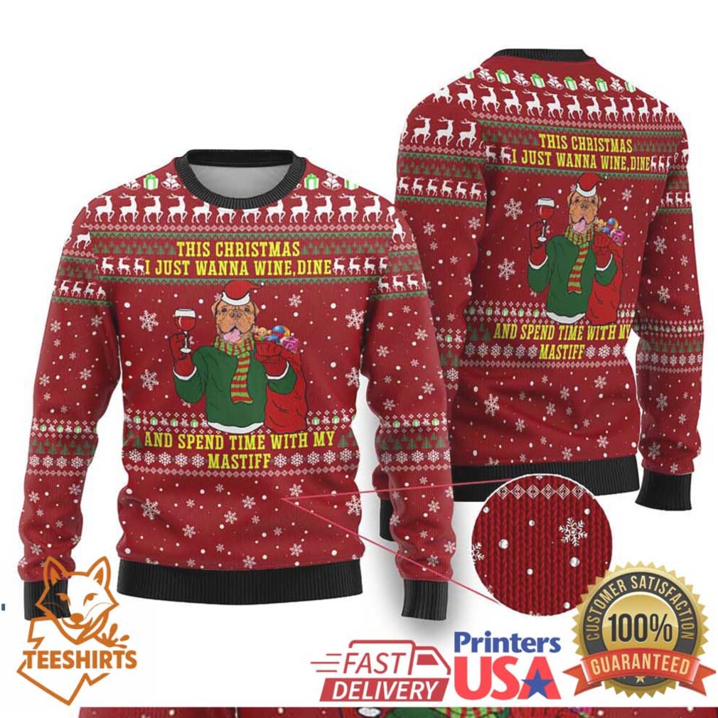 Spend Time With My Mastiff Christmas Ugly Christmas Sweater Xmas Holiday Patterns Spend Time With My Mastiff Christmas Ugly Christmas Sweater Xmas Holiday Patterns