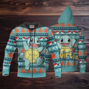 Squirtle Anime Pokemon Manga Ugly Christmas Sweater 1k943 Fan Gift Stylist Unisex Cartoon Graphic Outfits Aop 3d Hoodie