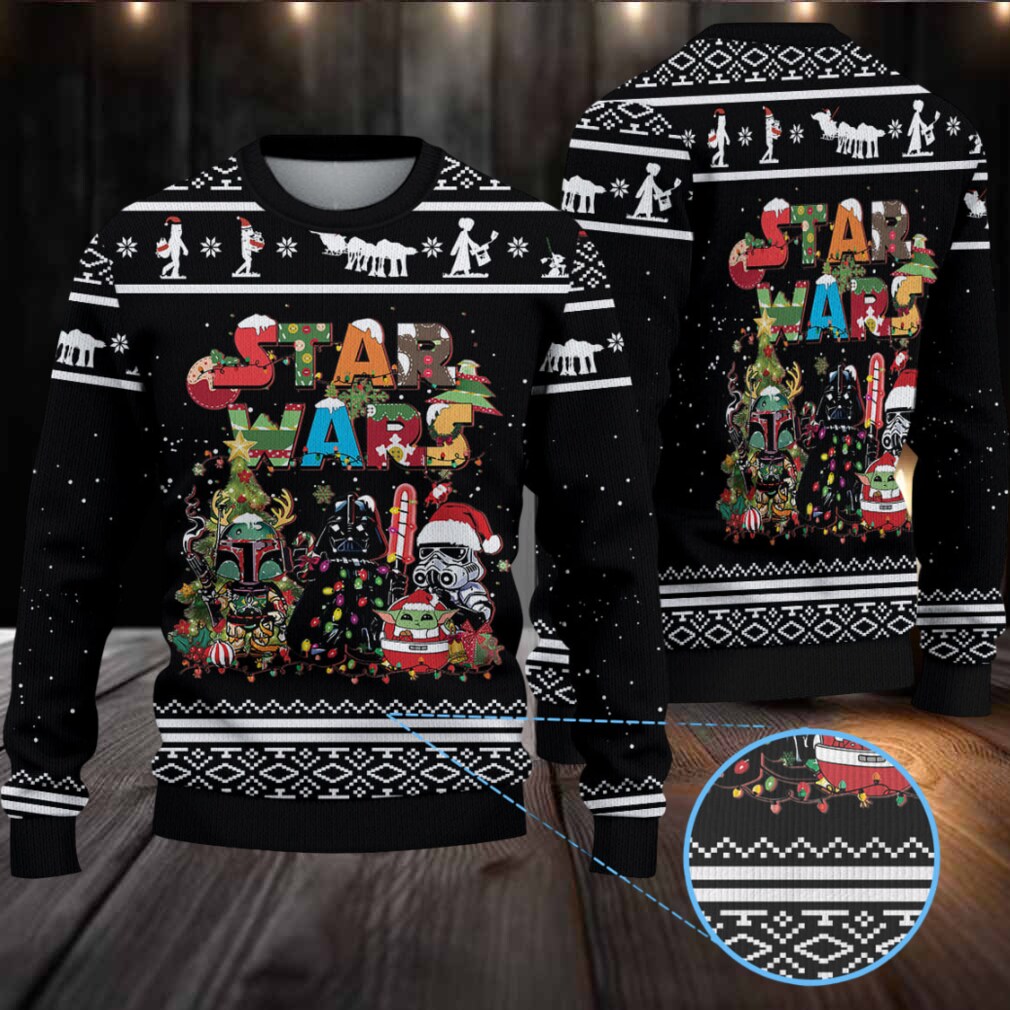 Star Wars Christmas Knitted Sweater Star Wars Christmas Knitted Sweater