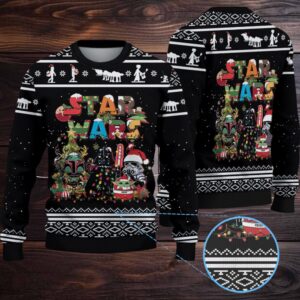 Star Wars Christmas Knitted Sweater