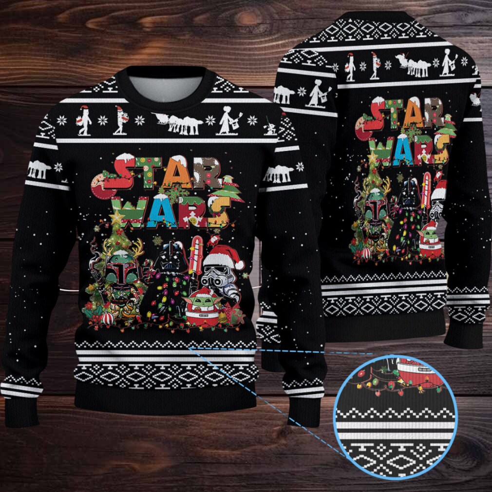 Star Wars Christmas Knitted Sweater Star Wars Christmas Knitted Sweater