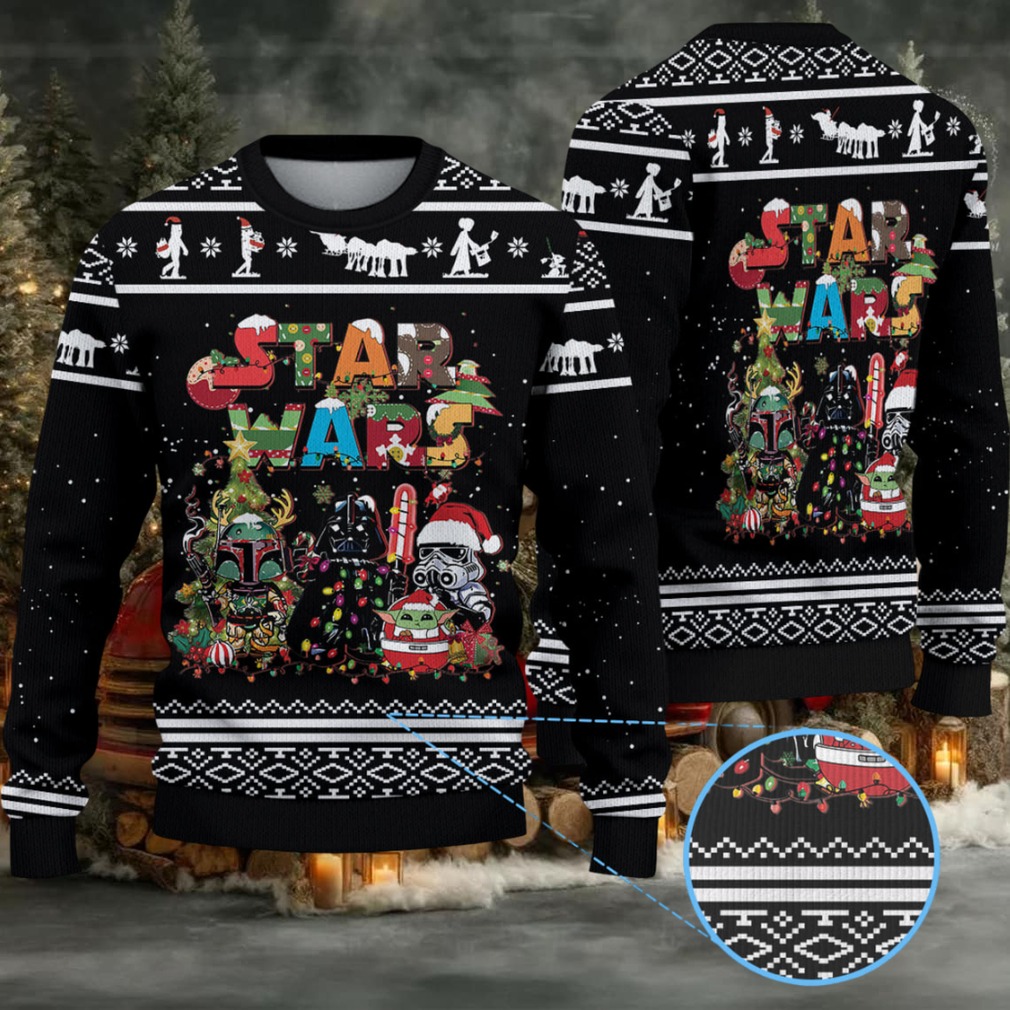 Star Wars Christmas Knitted Sweater Star Wars Christmas Knitted Sweater