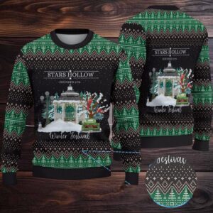 Stars Hollow Gilmore Girls Christmas Knitted Sweater