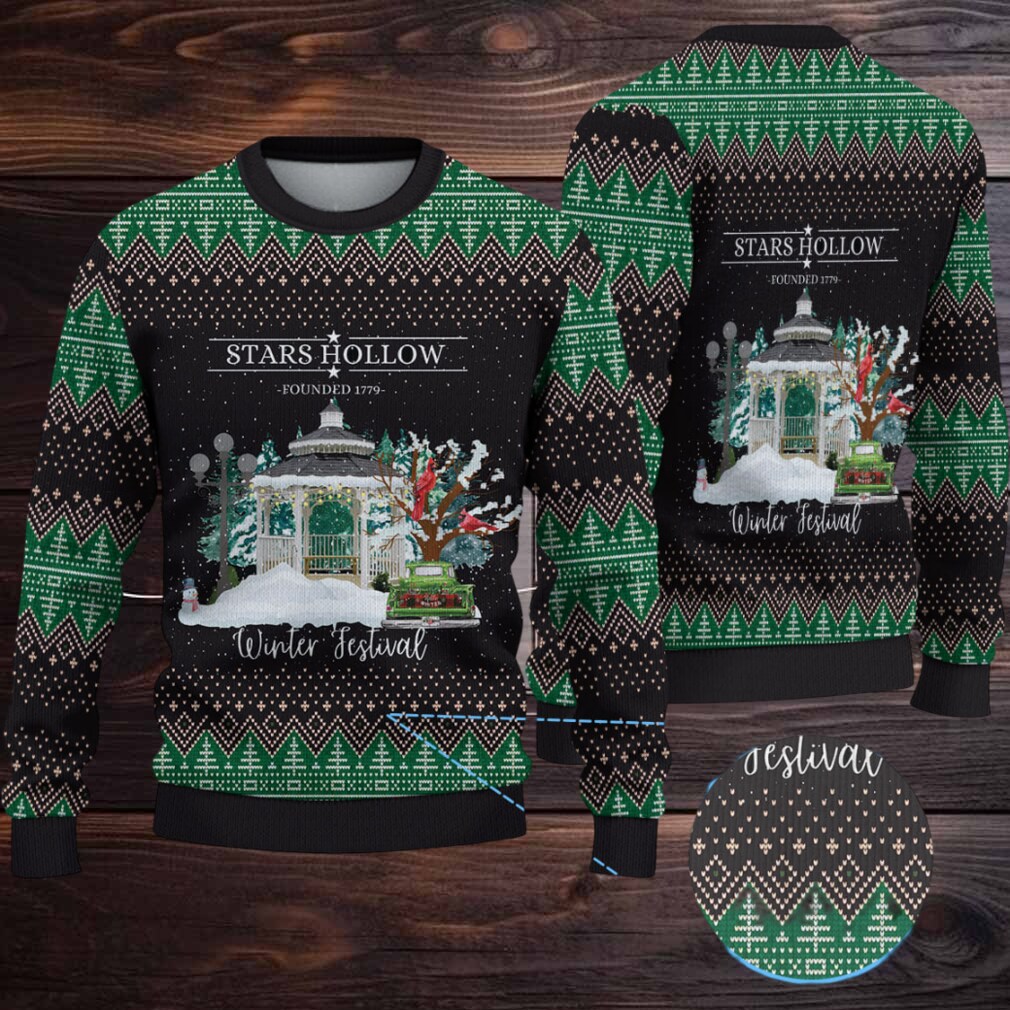 Stars Hollow Gilmore Girls Christmas Knitted Sweater Stars Hollow Gilmore Girls Christmas Knitted Sweater