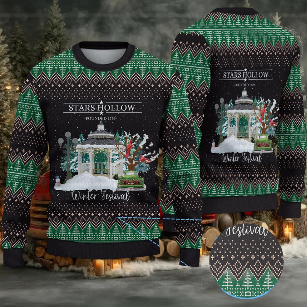 Stars Hollow Gilmore Girls Christmas Knitted Sweater Stars Hollow Gilmore Girls Christmas Knitted Sweater