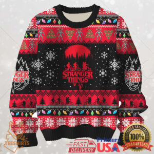 Stranger Things Upside Down Christmas Ugly Christmas Sweater