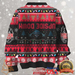 Stranger Things Upside Down Christmas Ugly Christmas Sweater