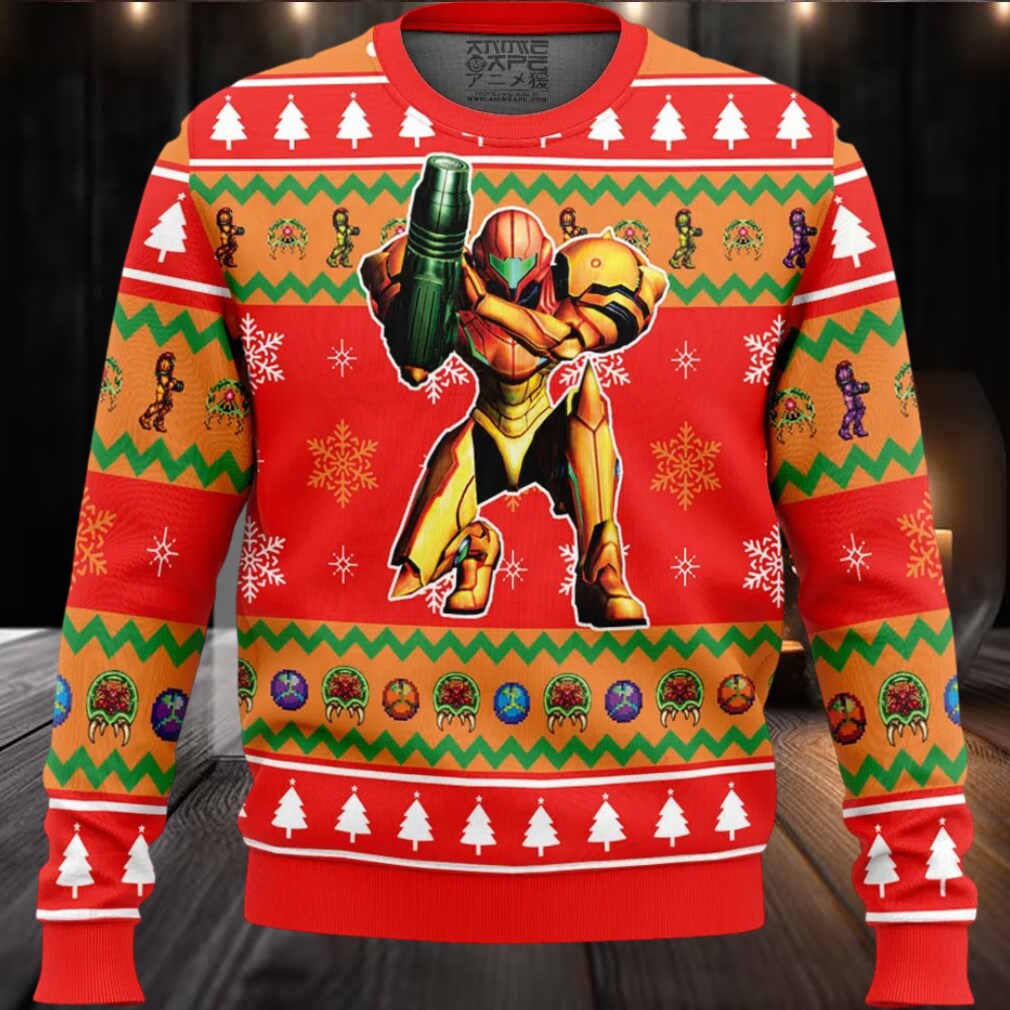 Super Metroid Ugly Christmas Sweater Super Metroid Ugly Christmas Sweater