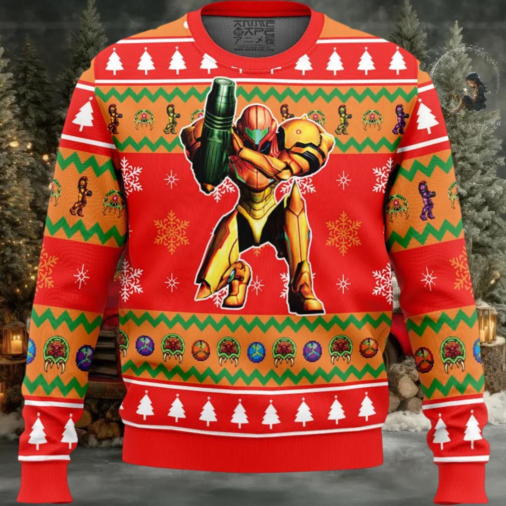 Super Metroid Ugly Christmas Sweater Super Metroid Ugly Christmas Sweater