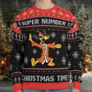 Super Number One Hong Kong Phooey Ugly Christmas Sweatshirt Super Number One Hong Kong Phooey Ugly Christmas Sweatshirt