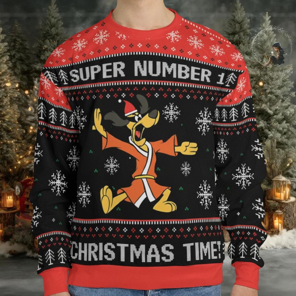 Super Number One Hong Kong Phooey Ugly Christmas Sweatshirt Super Number One Hong Kong Phooey Ugly Christmas Sweatshirt