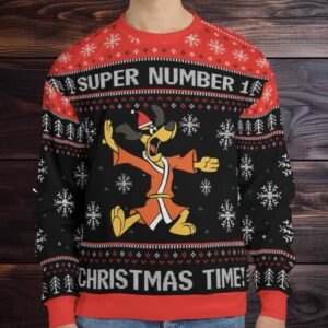 Super Number One Hong Kong Phooey Ugly Christmas Sweatshirt