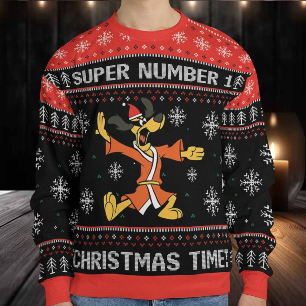 Super Number One Hong Kong Phooey Ugly Christmas Sweatshirt Super Number One Hong Kong Phooey Ugly Christmas Sweatshirt