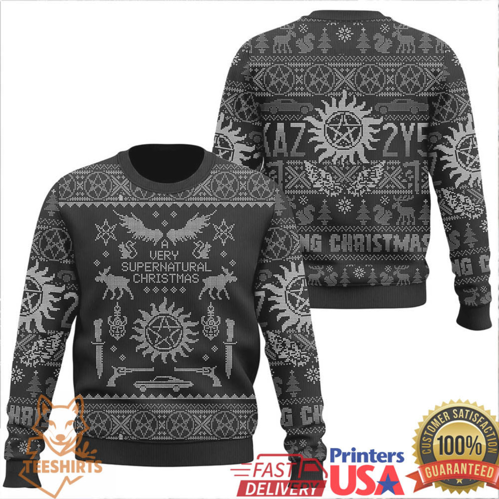 Supernatural Christmas Ugly Sweater, Hunting Things The Family Business Sweater Supernatural Christmas Ugly Sweater, Hunting Things The Family Business Sweater