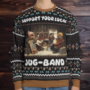 Support Your Local Band Ugly Christmas Sweatshirt