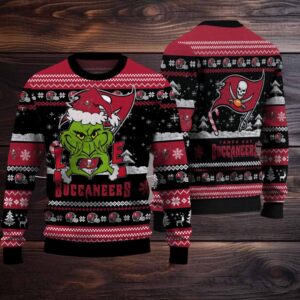 Tampa Bay Buccaneers NFL Grinch Love Ugly Christmas Sweater