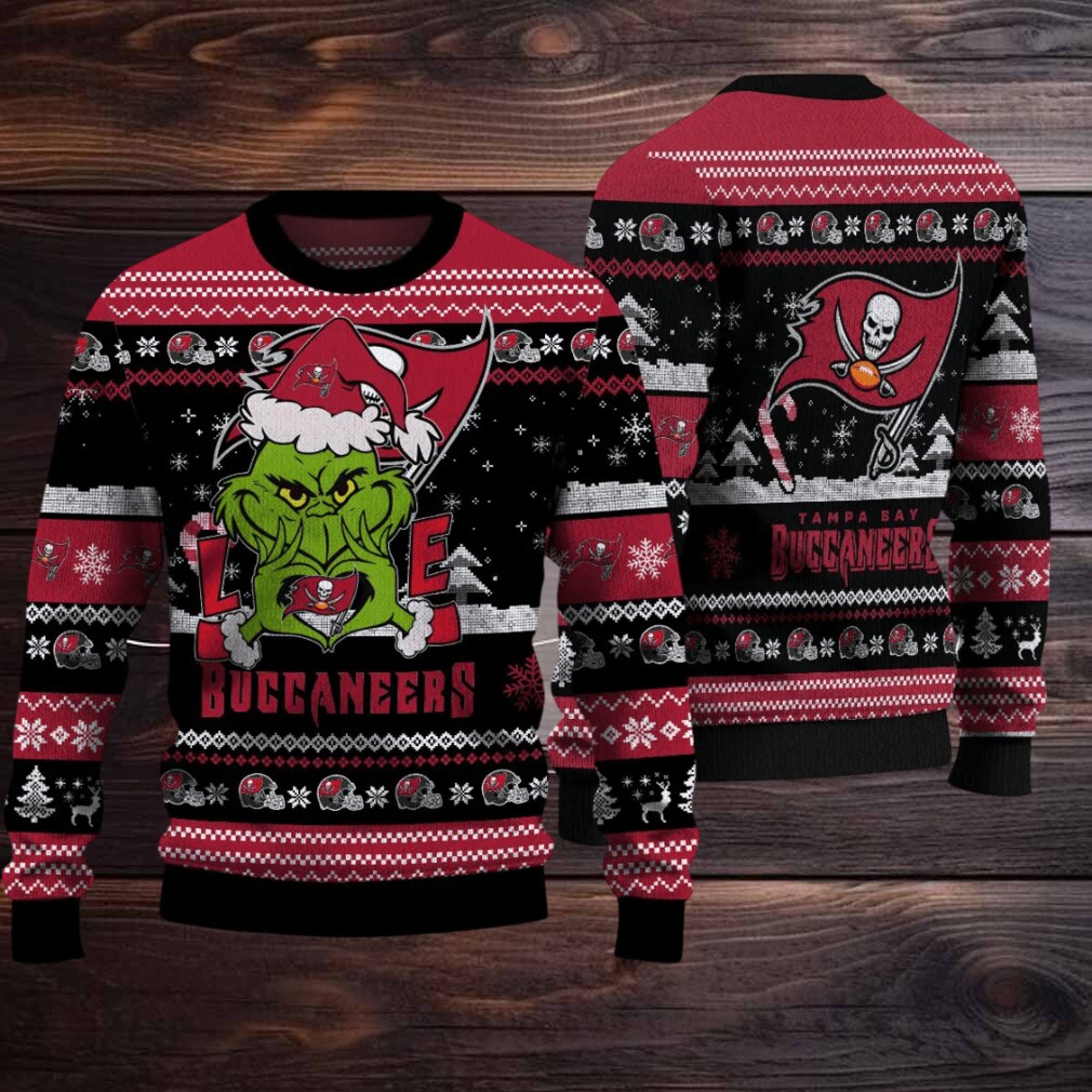 Tampa Bay Buccaneers NFL Grinch Love Ugly Christmas Sweater Tampa Bay Buccaneers NFL Grinch Love Ugly Christmas Sweater