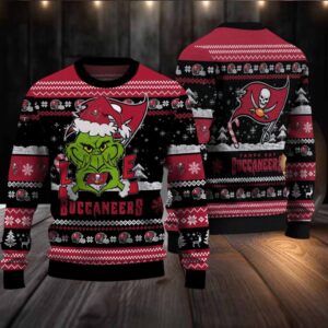 Tampa Bay Buccaneers NFL Grinch Love Ugly Christmas Sweater