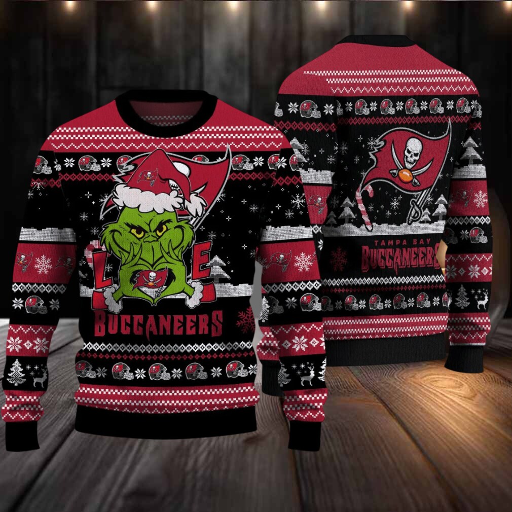 Tampa Bay Buccaneers NFL Grinch Love Ugly Christmas Sweater Tampa Bay Buccaneers NFL Grinch Love Ugly Christmas Sweater