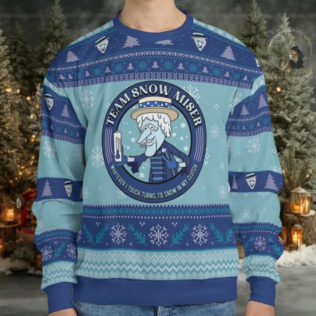 Team Snow Miser Ugly Christmas Sweatshirt Team Snow Miser Ugly Christmas Sweatshirt