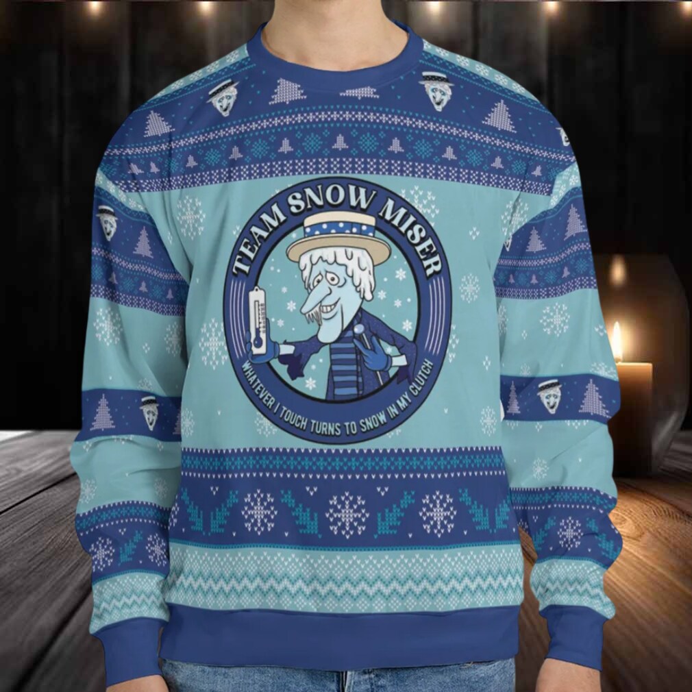 Team Snow Miser Ugly Christmas Sweatshirt Team Snow Miser Ugly Christmas Sweatshirt