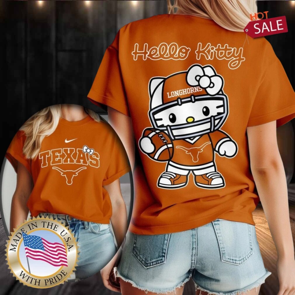 Texas Longhorns NCAA Hello Kitty Shirt