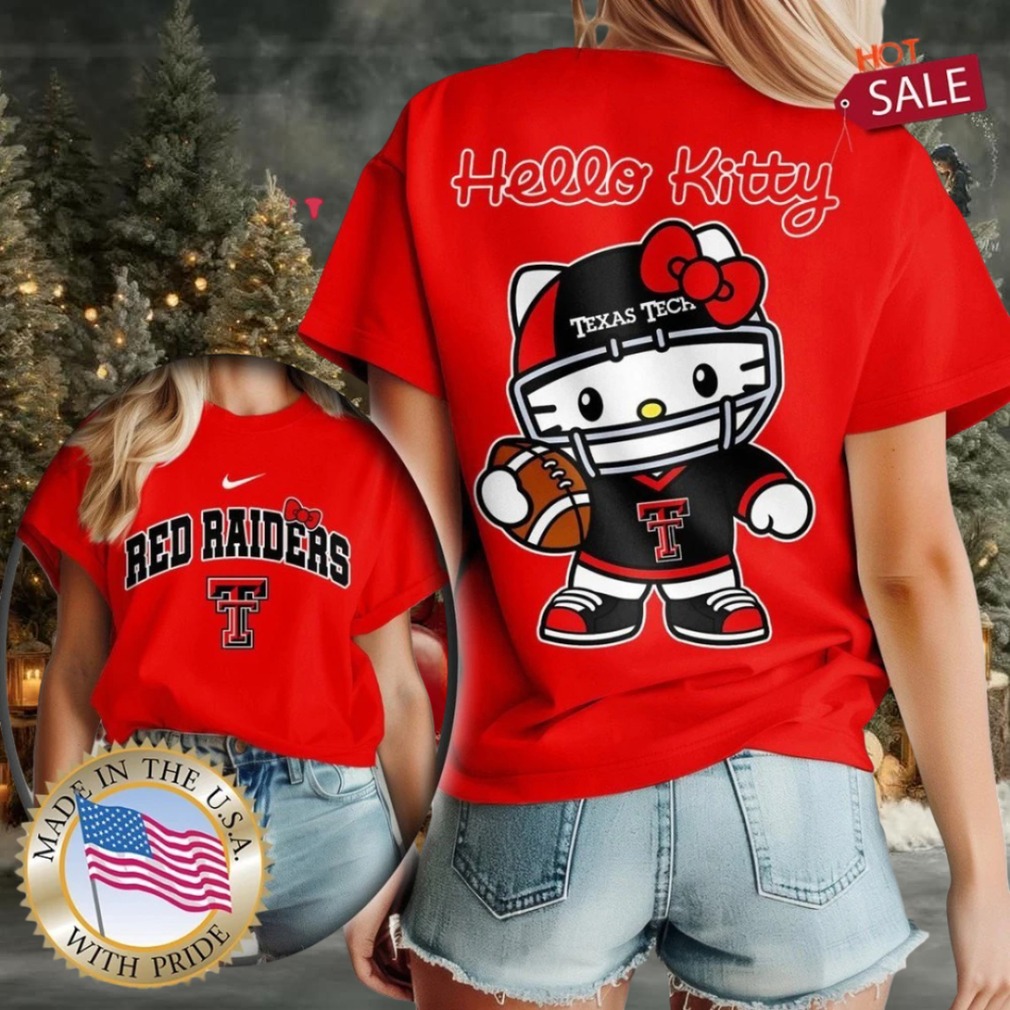 Texas Tech Red Raiders NCAA Hello Kitty Shirt Texas Tech Red Raiders NCAA Hello Kitty Shirt