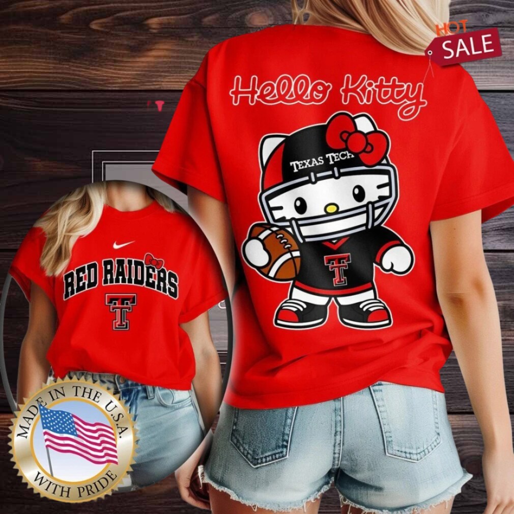 Texas Tech Red Raiders NCAA Hello Kitty Shirt Texas Tech Red Raiders NCAA Hello Kitty Shirt