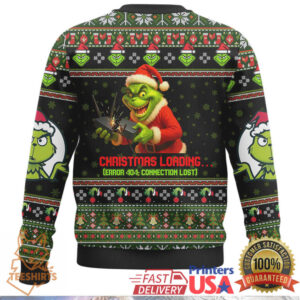 The Grinch Stealing Christmas Wi Fi Pullover Ugly Sweater