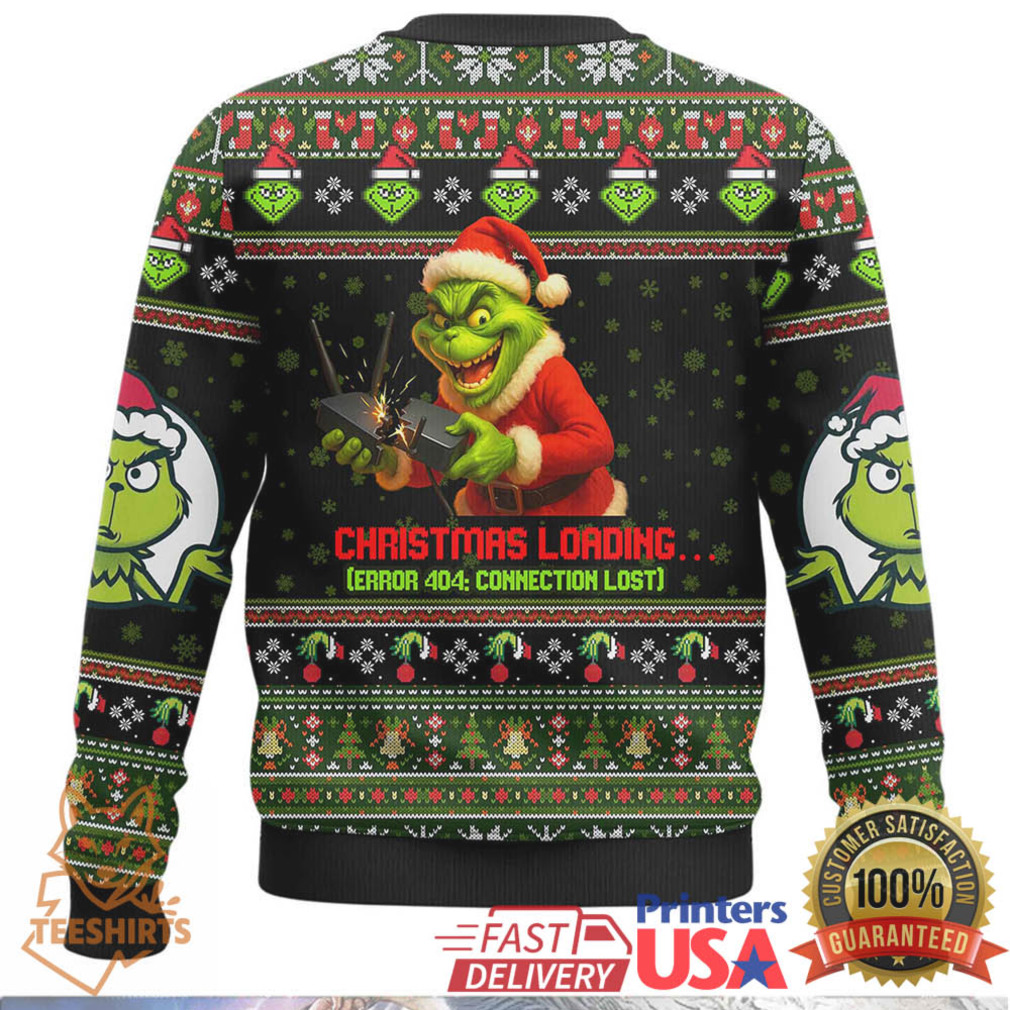 The Grinch Stealing Christmas Wi Fi Pullover Ugly Sweater The Grinch Stealing Christmas Wi Fi Pullover Ugly Sweater